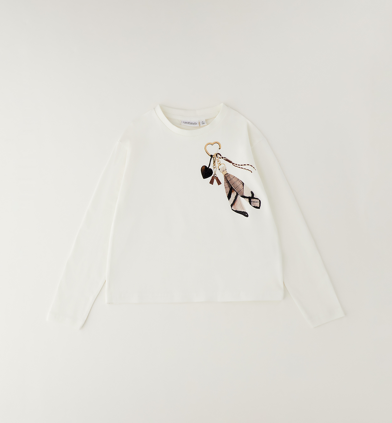 Sarabanda T-shirt Manica Lunga Ragazza