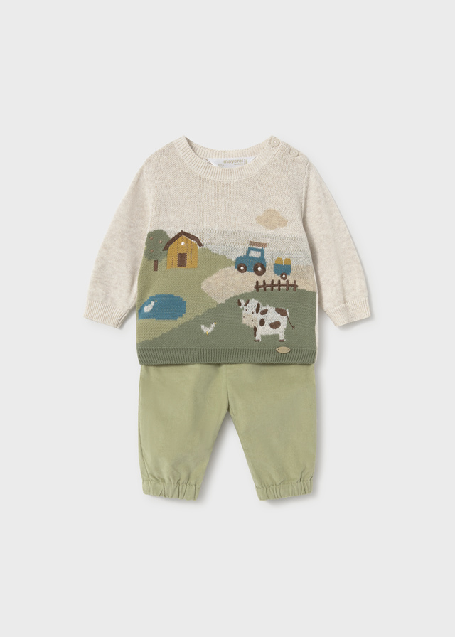 Mayoral Newborn Completo Completo 2 Pezzi Lungo Bimbo