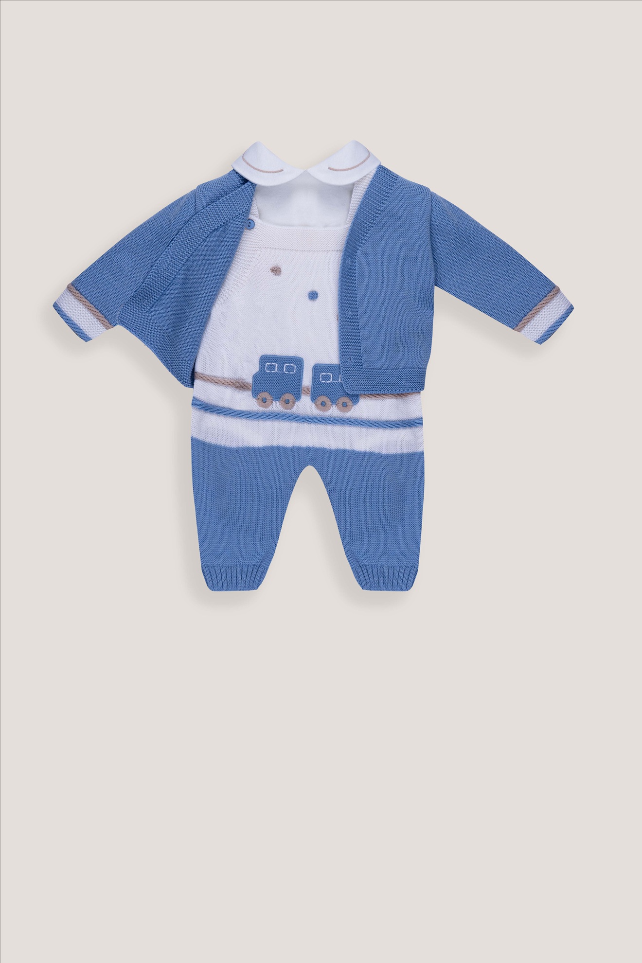 Marlù Accessori Abbigliamento Completo 3 Pezzi Corredino Bimbo