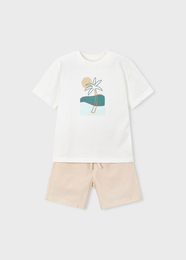 Mayoral Completo Bermuda + T-shirt Bambini E Ragazzi