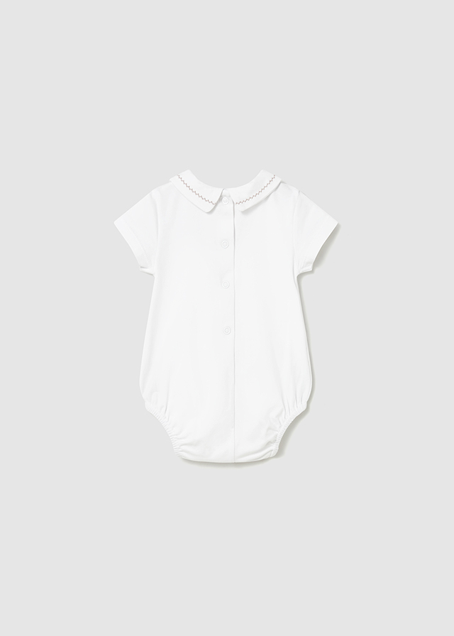 Mayoral Newborn T-shirt Body Con Colletto Bimbo