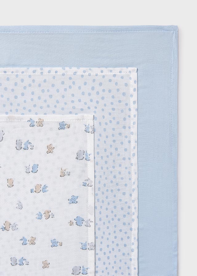 Mayoral Newborn Accessori Abbigliamento Set 3 Garze Unisex Bambino