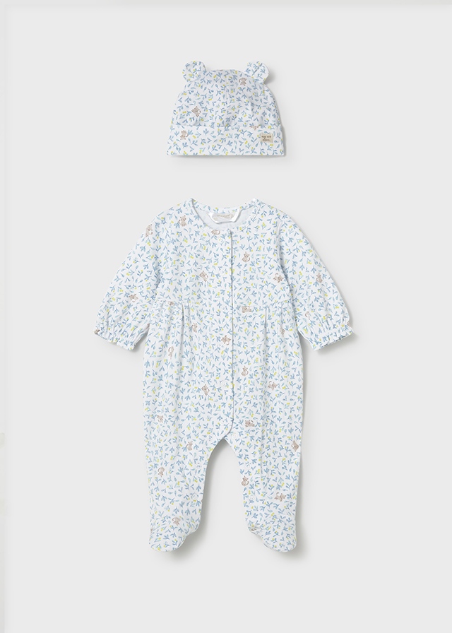 Mayoral Newborn Accessori Abbigliamento Tutina E Cappellino Bimba