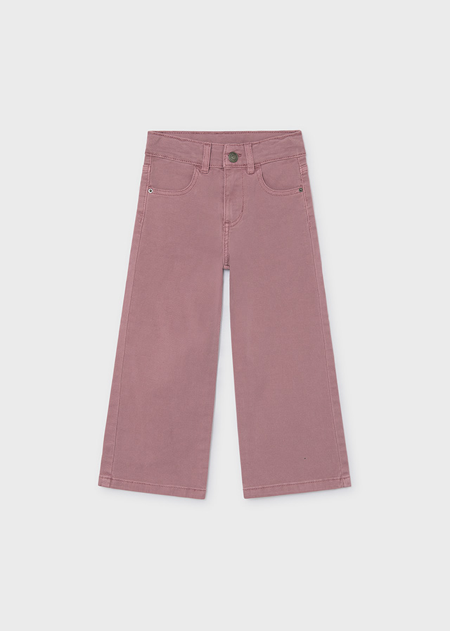 Mayoral Pantaloni Twill Wide Bambine E Ragazze