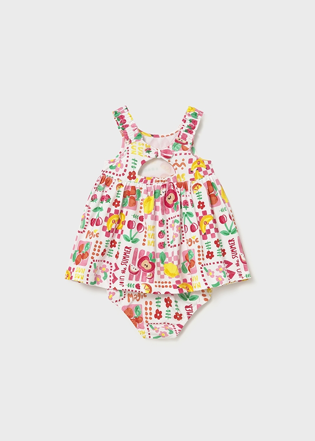 Mayoral Abito Con Culotte Bimba