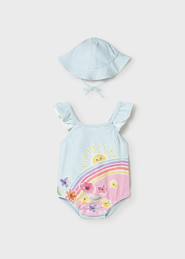 Mayoral Newborn Costume Da Bagno Costume E Cappello Bimba