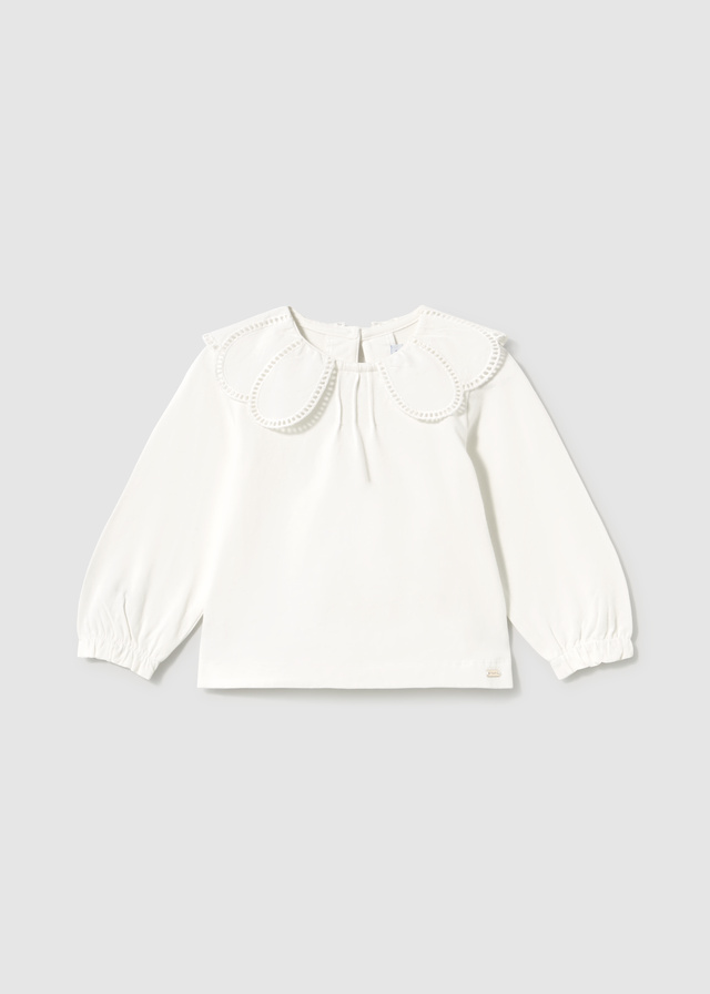 Mayoral T-shirt Con Colletto Bimba