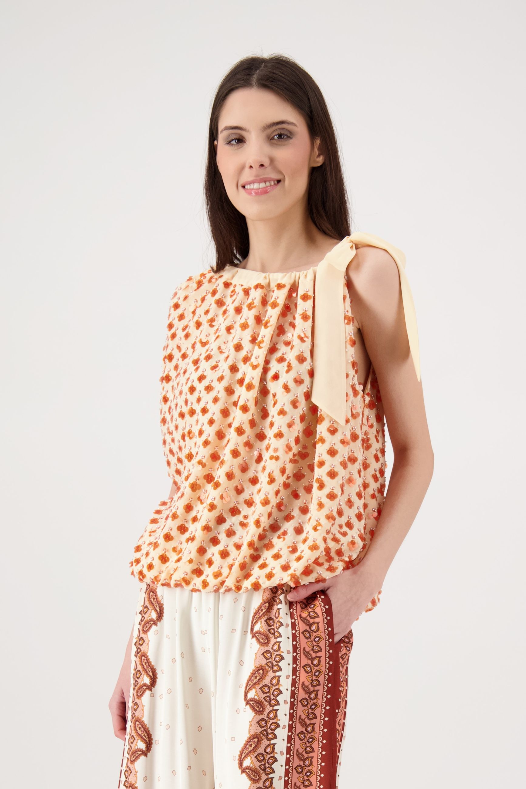 ESSENTIEL ANTWERP JOCELYN TOP OFF WHITE