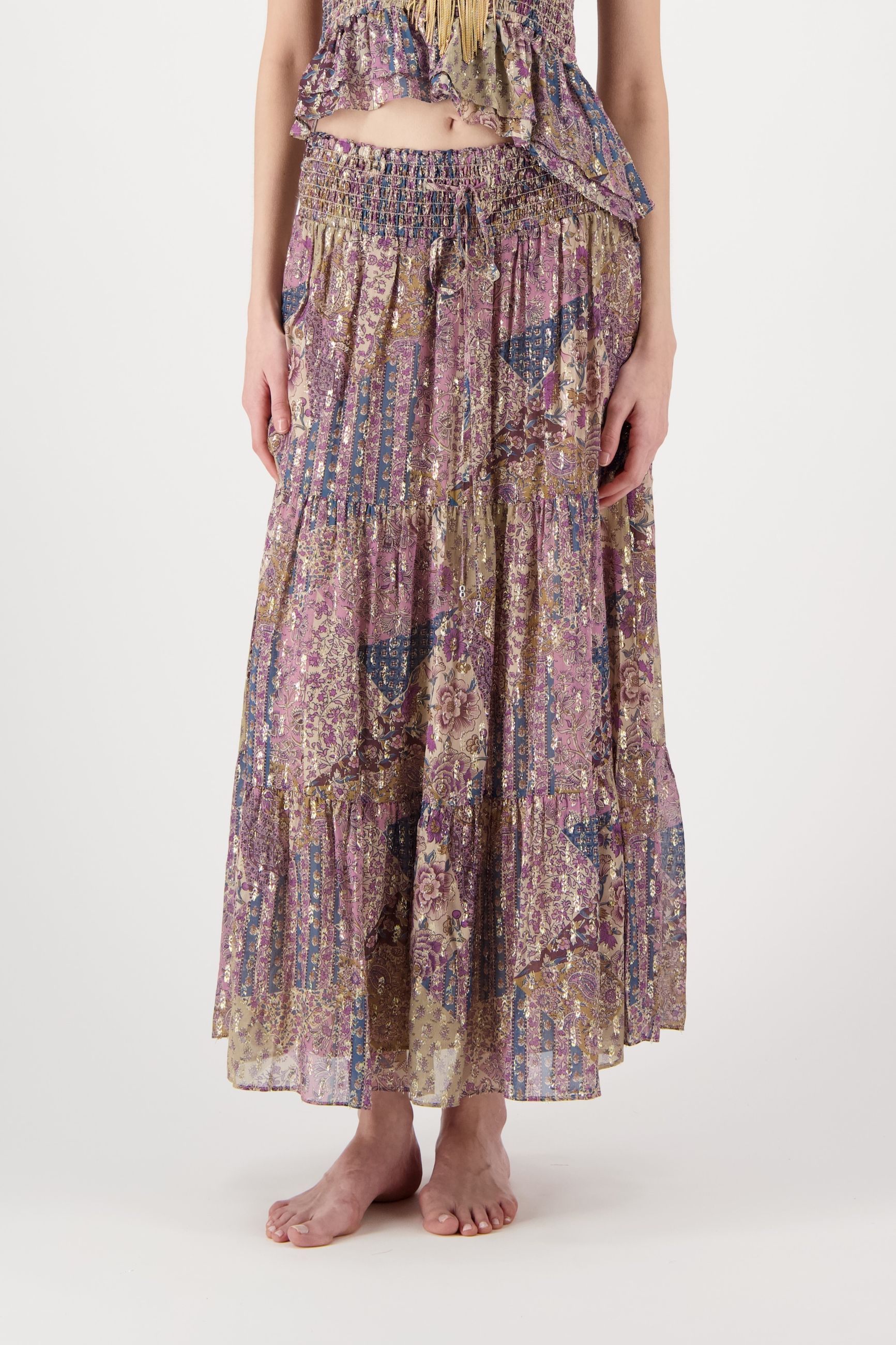 BA&SH PITSY SKIRT ROSE