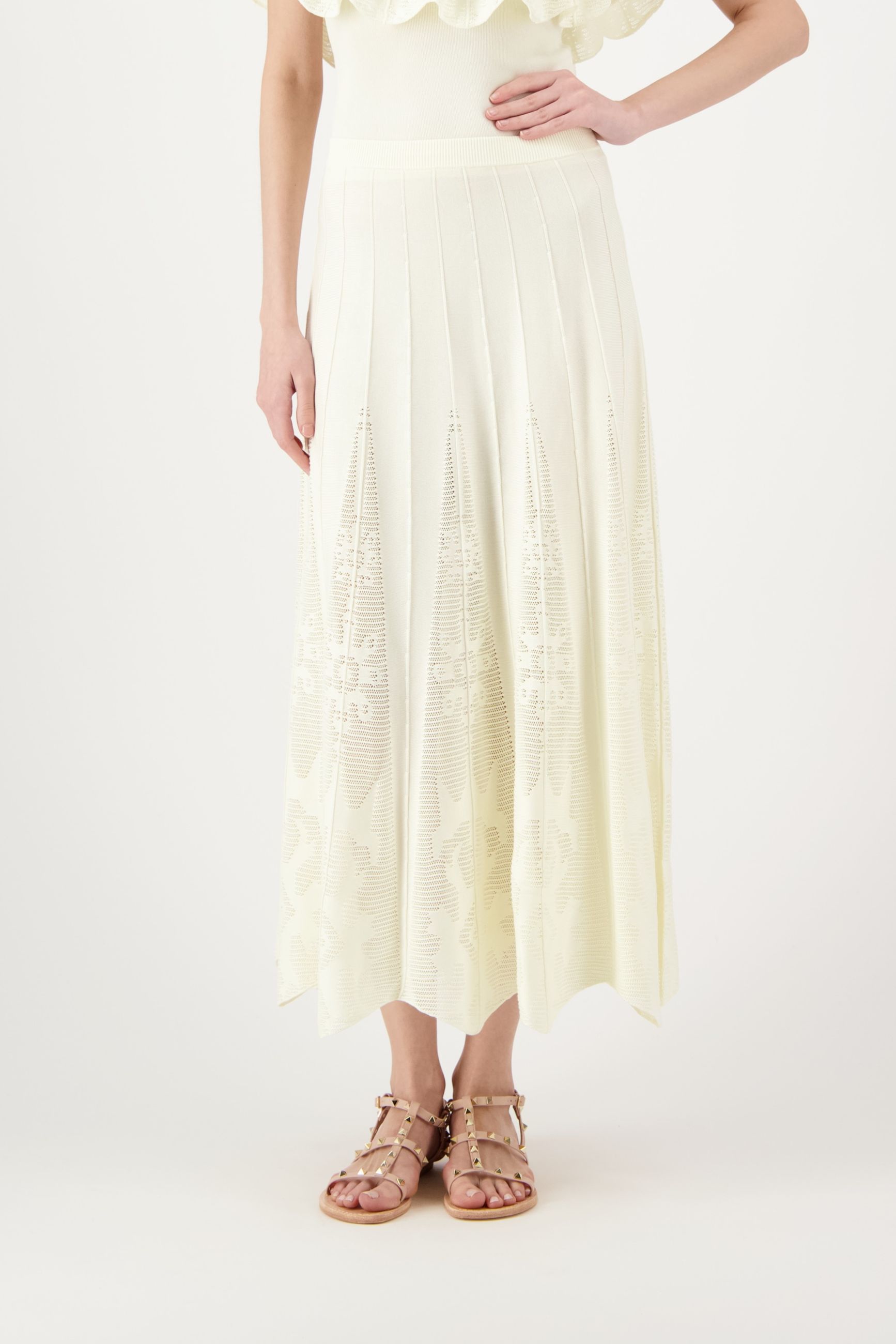 BA&SH SERTA SKIRT ECRU