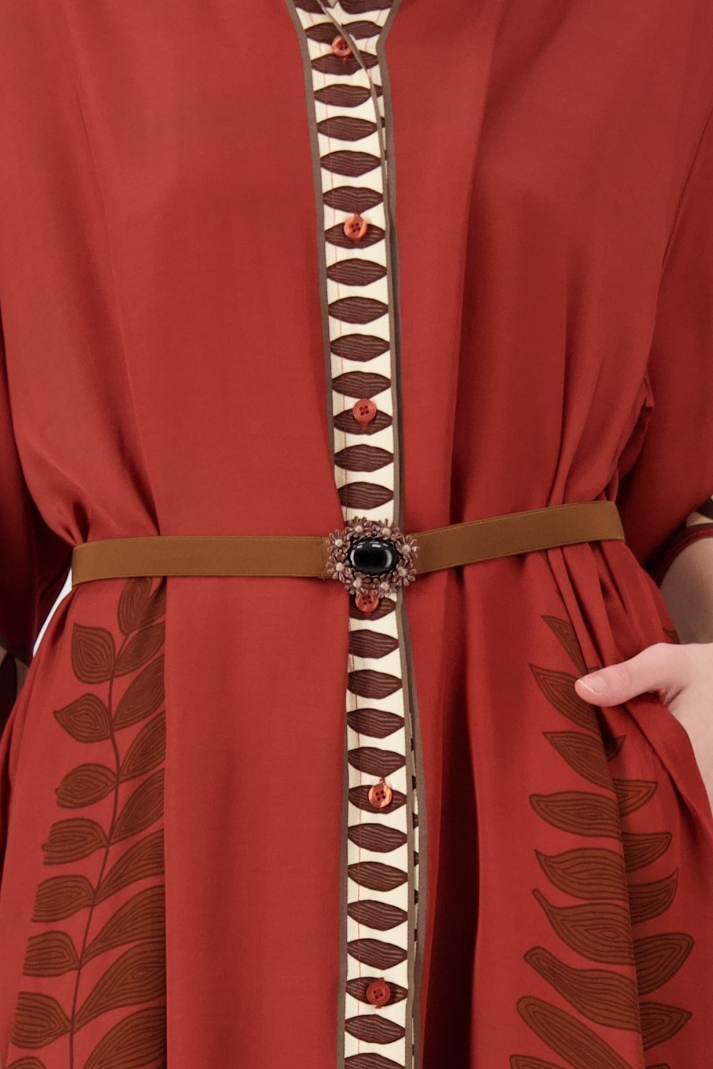EXQUISITE J CN 1184 BELT BROWN