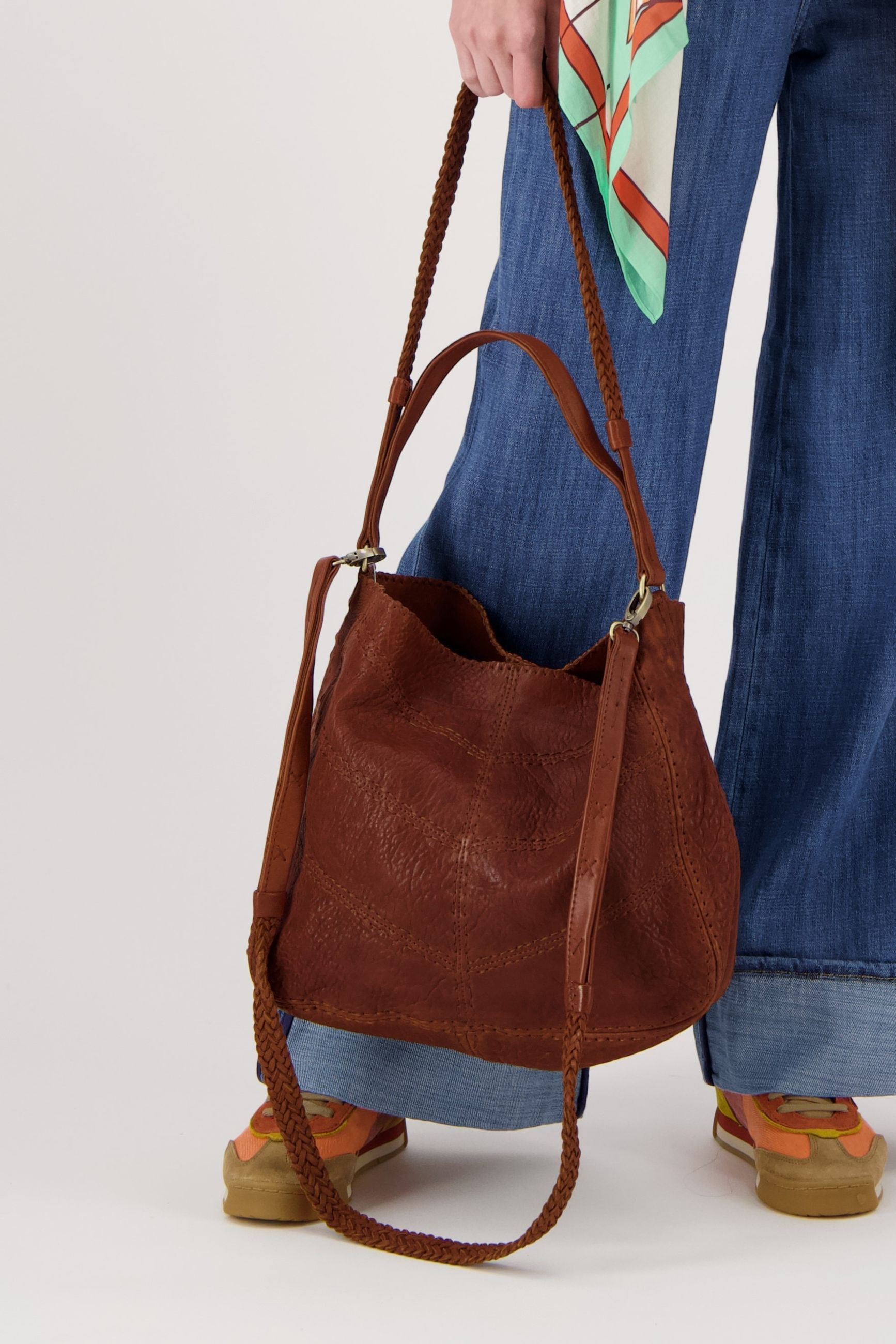 EN SHALLA ENSBAG48L00S COGNAC BUBBLE