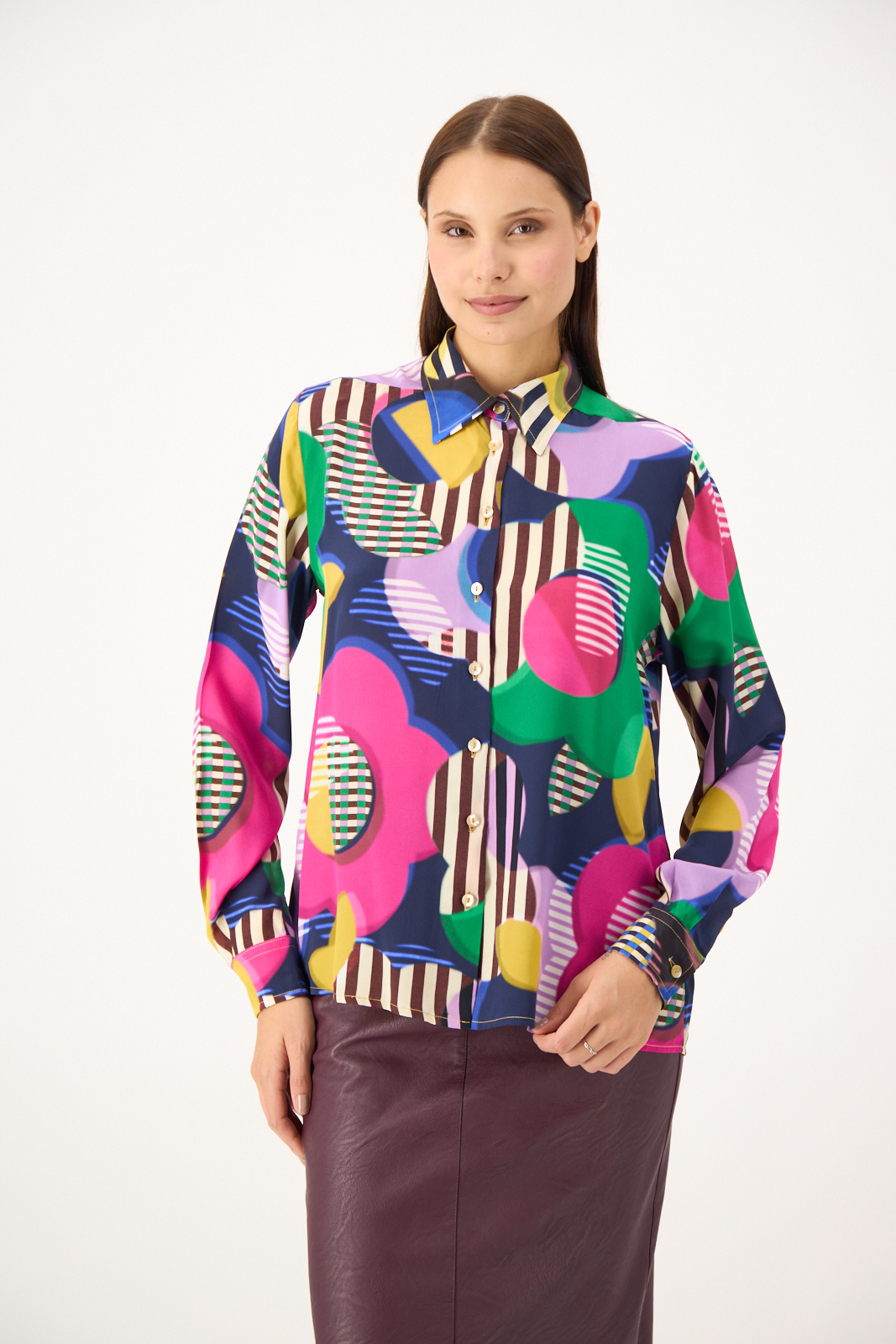 MIKI THUMB GRANDON SILK NAVY