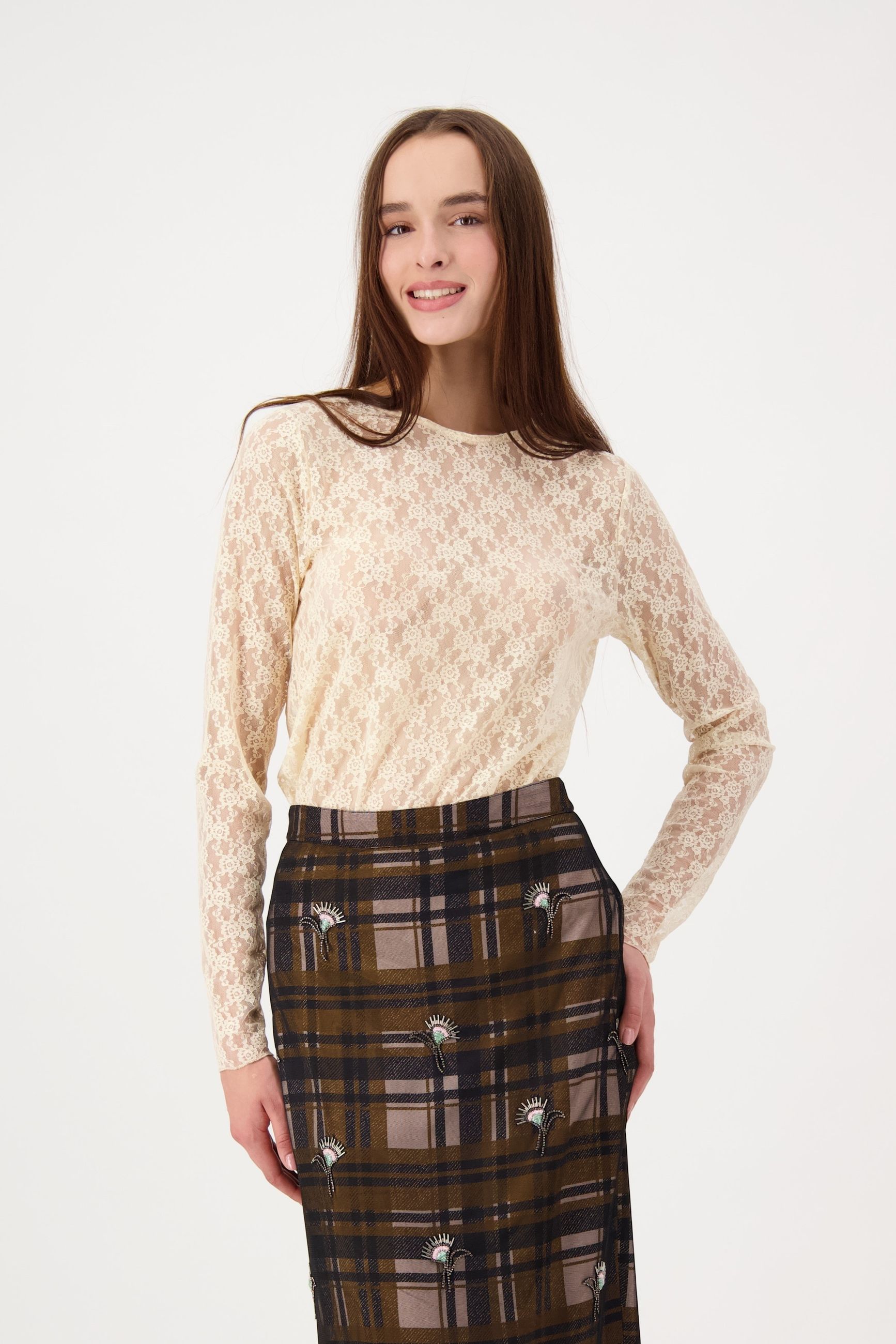 CROCHE' CR11659 T-SHIRT BEIGE