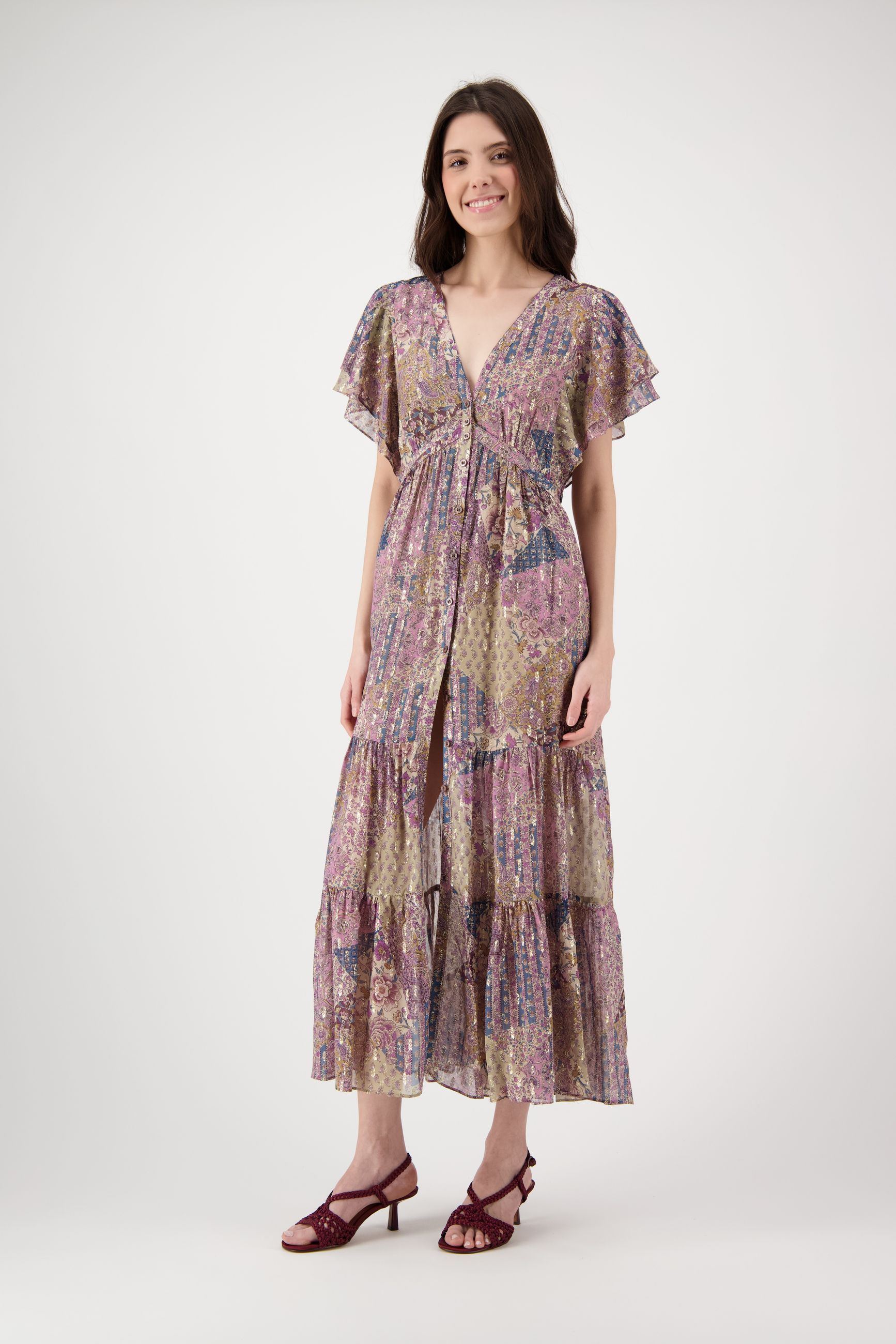 BA&SH PARETA DRESS ROSE