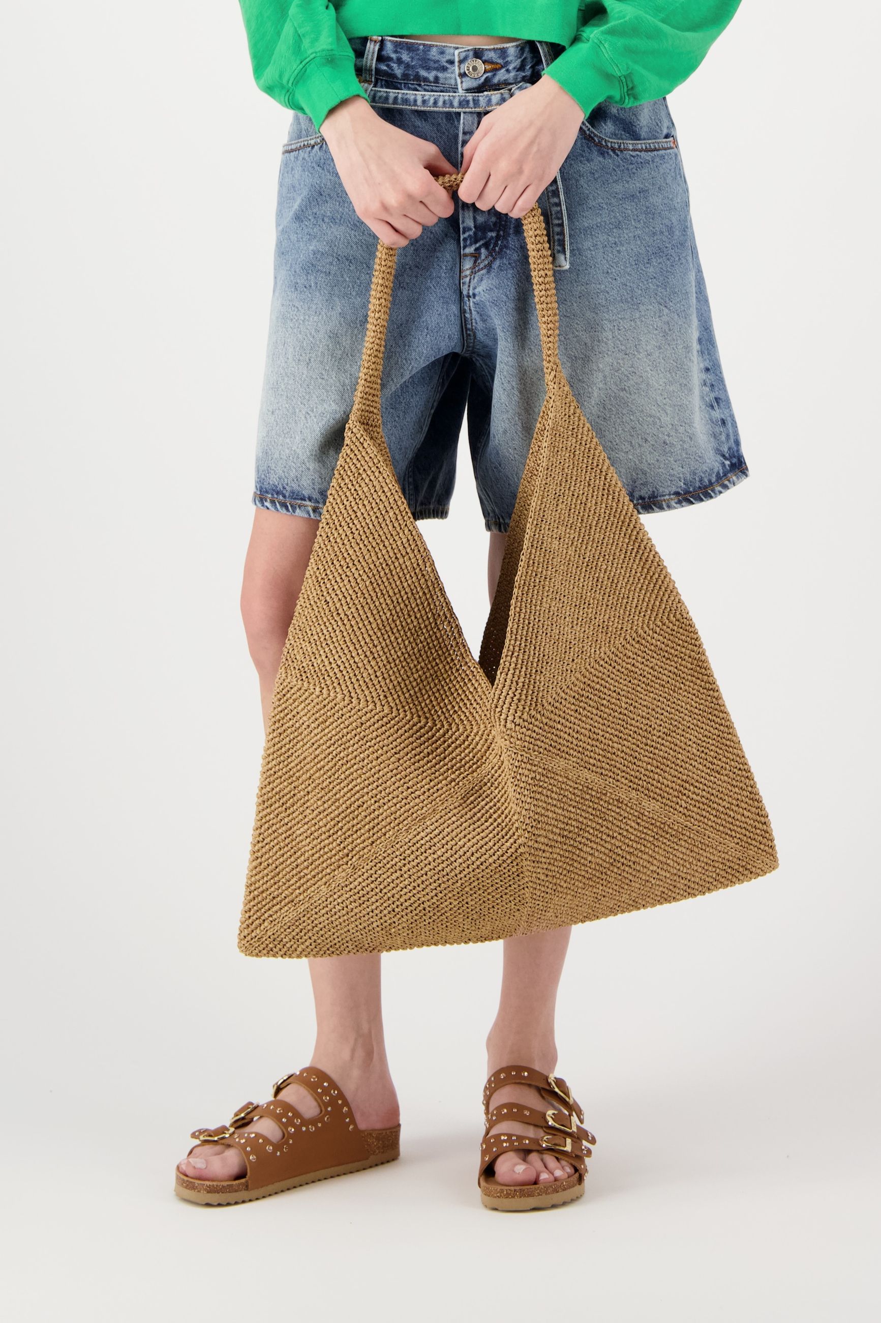 AMANDINE HOBO PAPER BAG