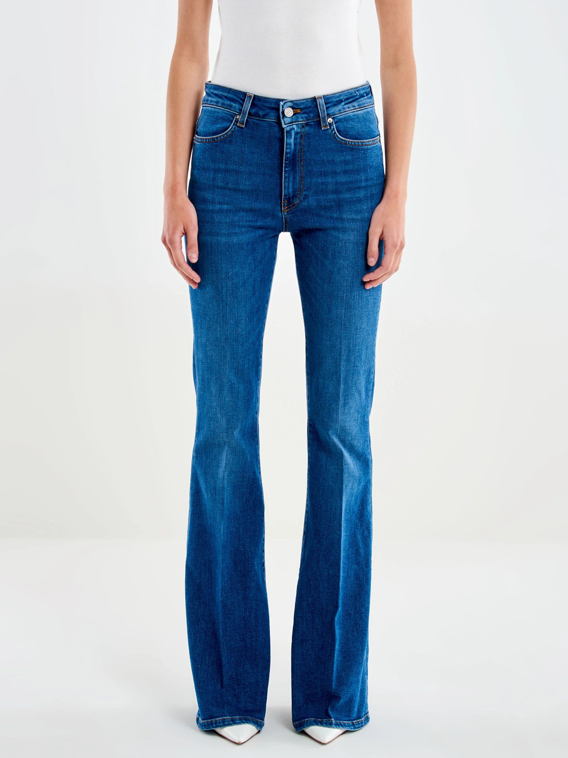 VICOLO JEANS FLARE A VITA MEDIA