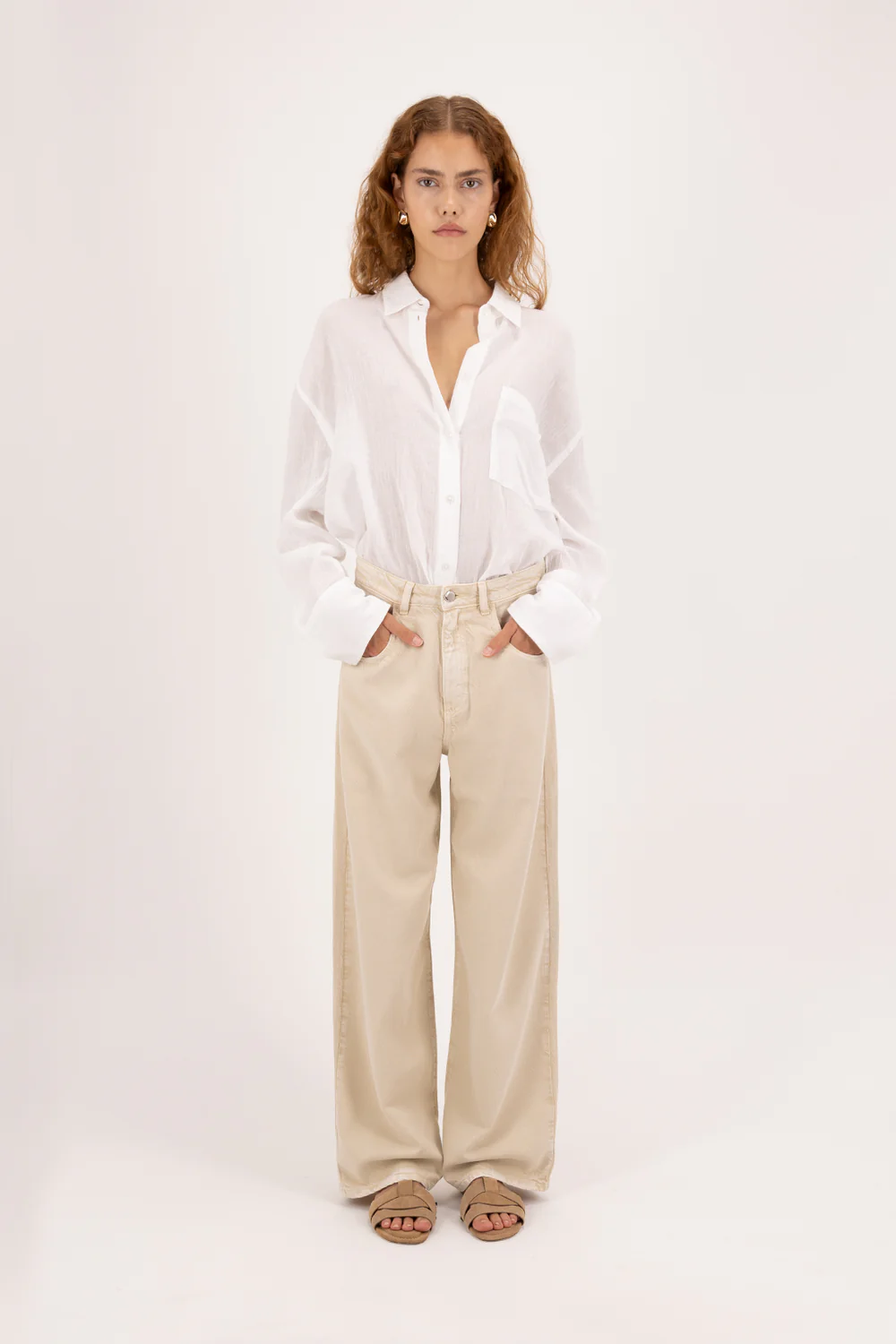 ICON DENIM JEANS GAMBA LARGA