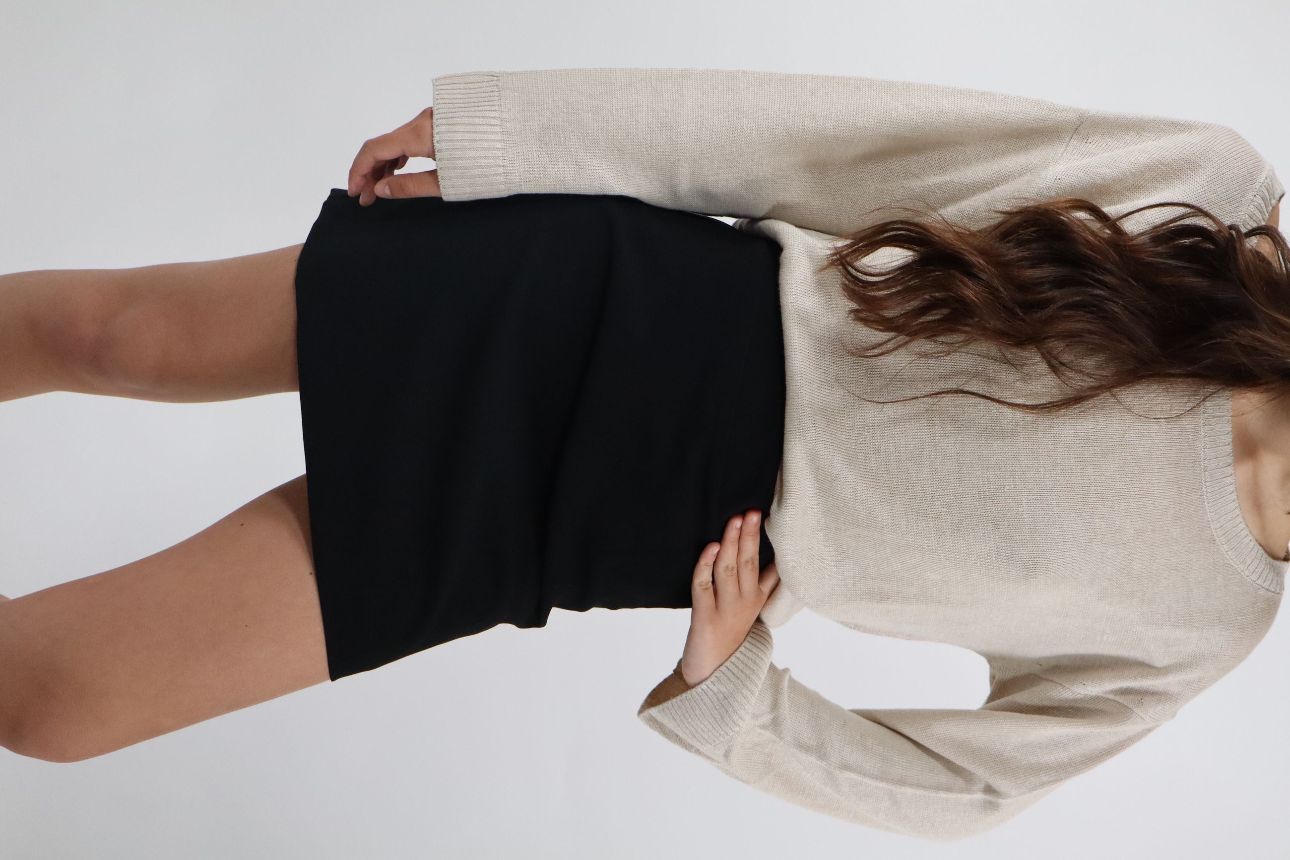SOLO TRE MINIGONNA CON CERNIERA LATERALE DONNA