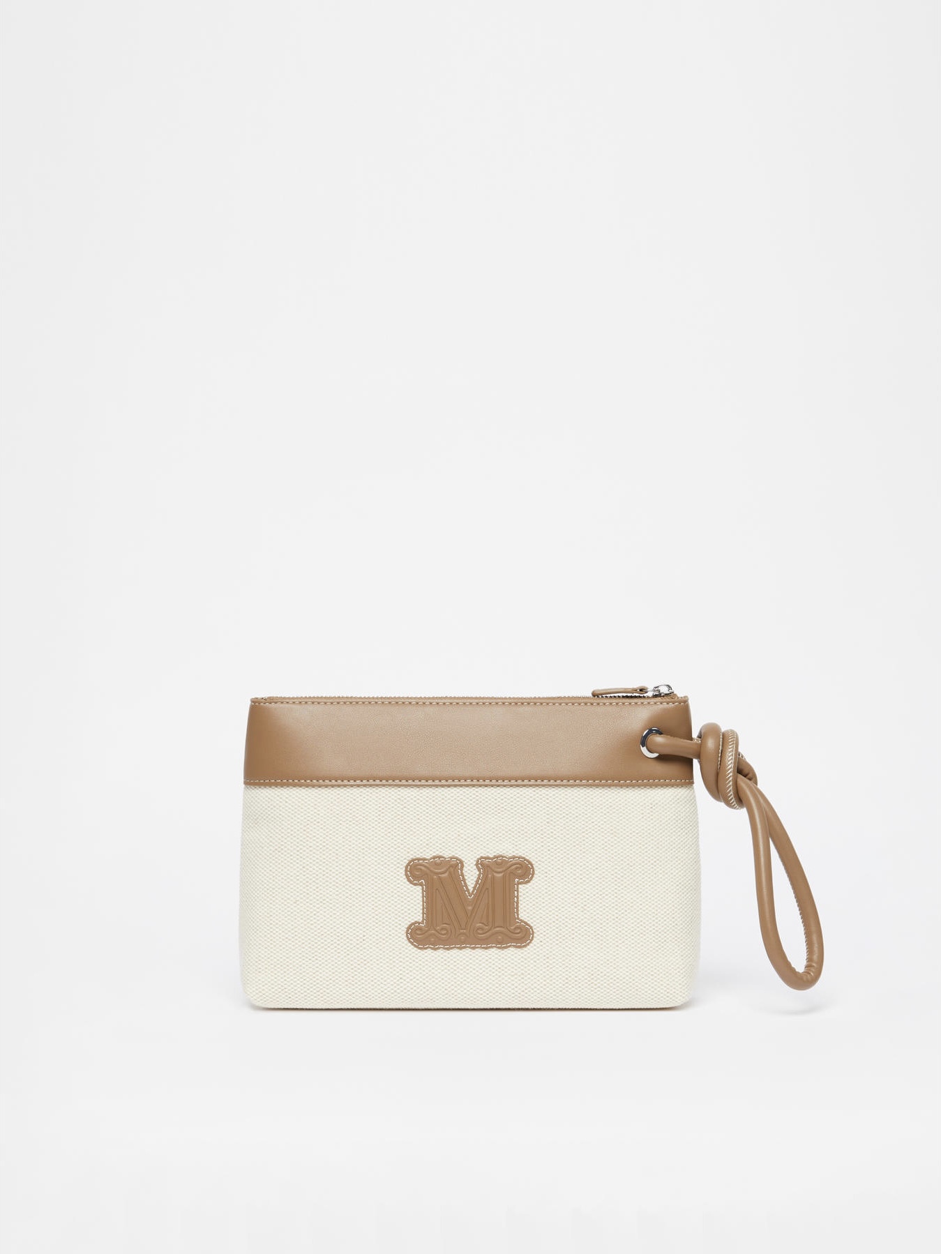 MAX MARA BEACHWEAR POCHETTE IN CANVAS