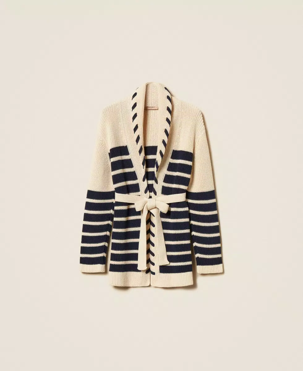 TWINSET CARDIGAN PUNTO PANNOCCHIA