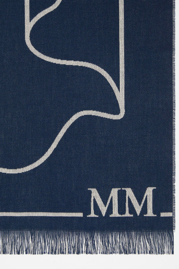 MM Max Mara STOLA IN COTONE E LANA