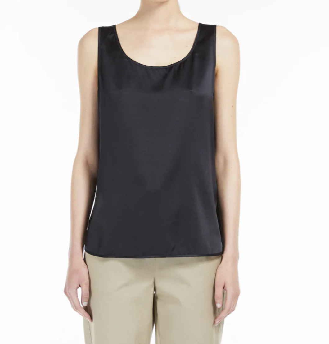 MM MAX MARA TOP DI RASO DI SETA DONNA