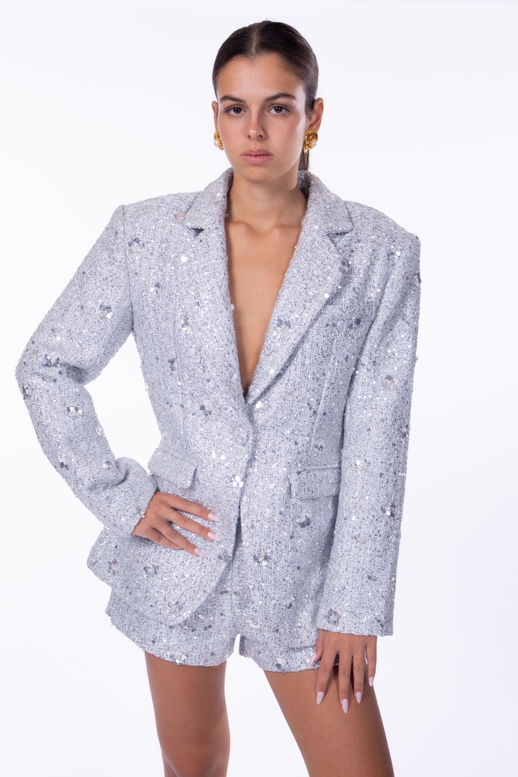 TWENTYFOURHAITCH GIACCA MONOPETTO IN BOUCLE'
