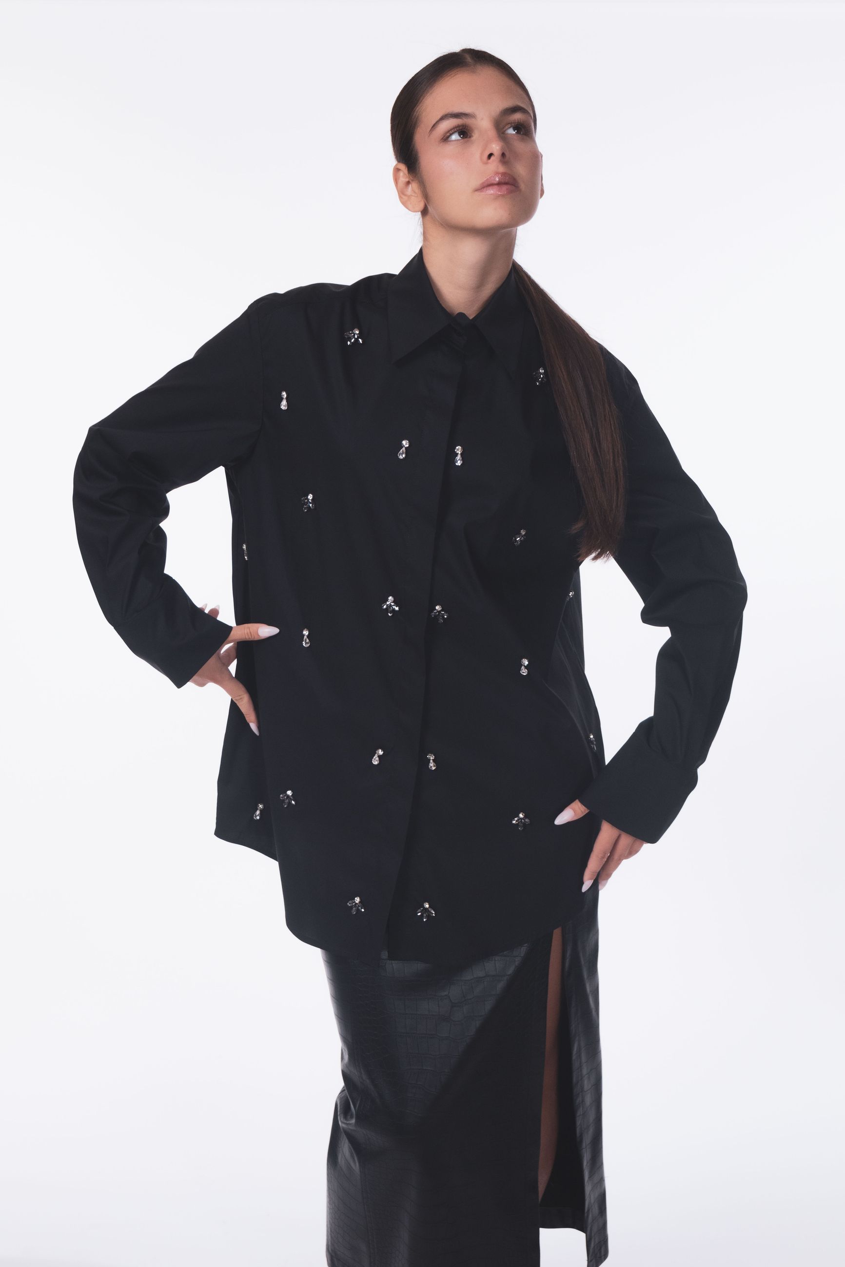 Silence limited CAMICIA OVER CON PUNTI LUCE