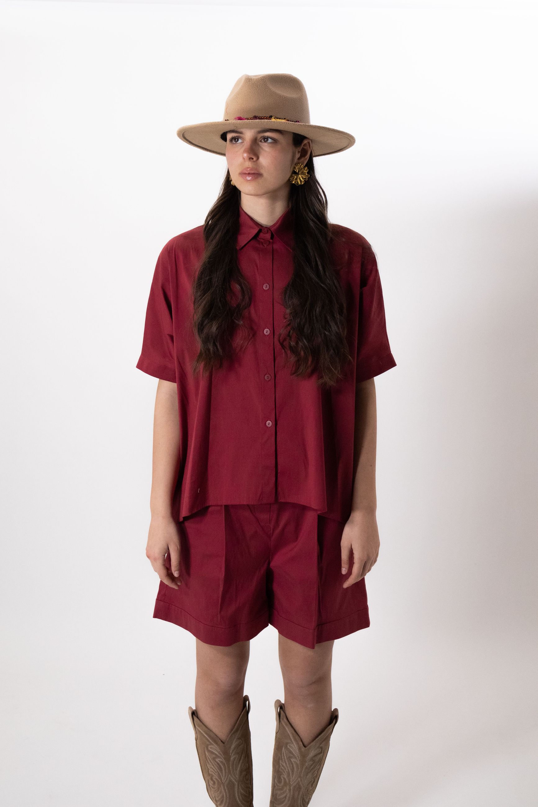 MAX MARA BEACHWEAR CAMICIA ASIMMETRICA