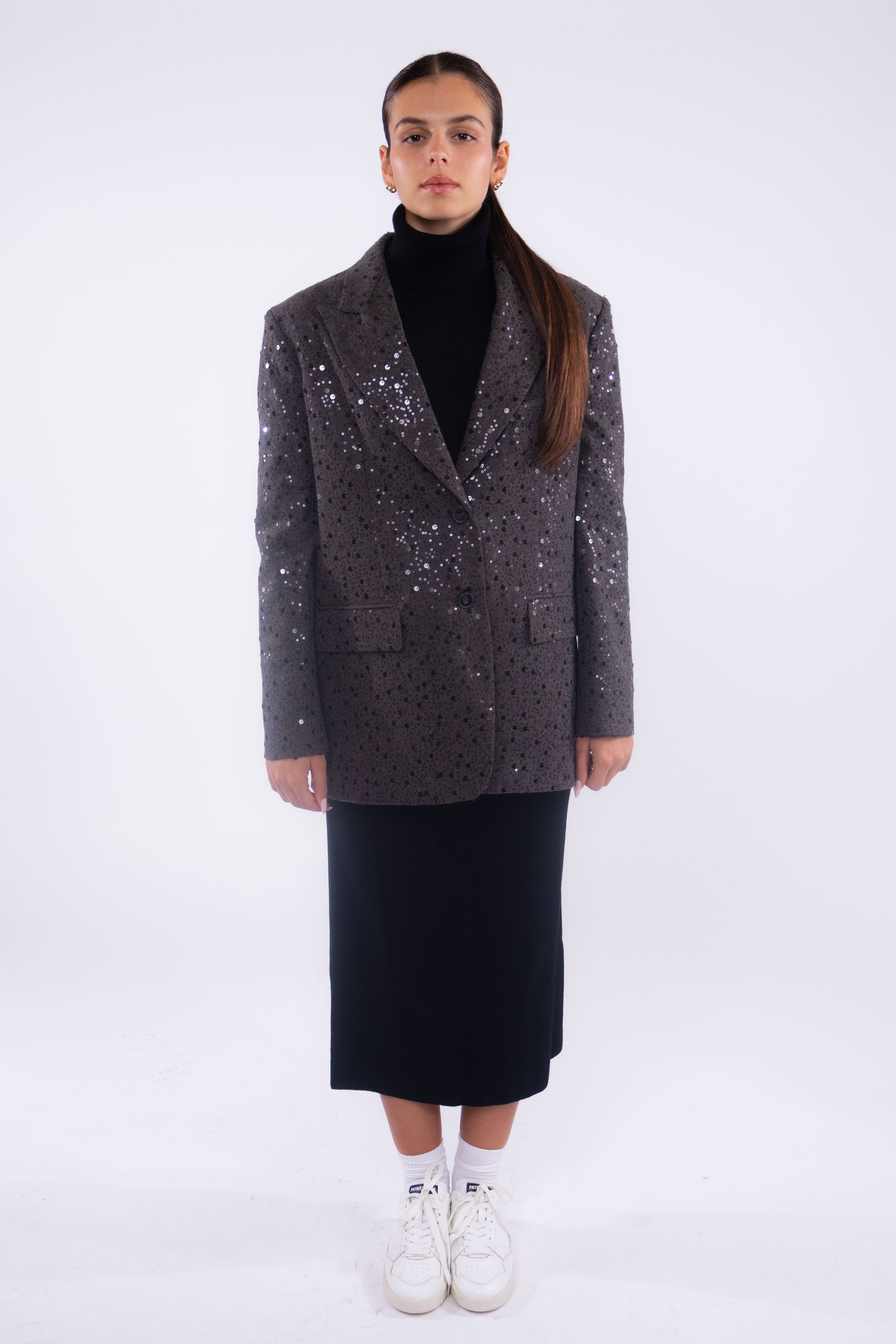 rame BLAZER OVERSIZE CON PAILLETES
