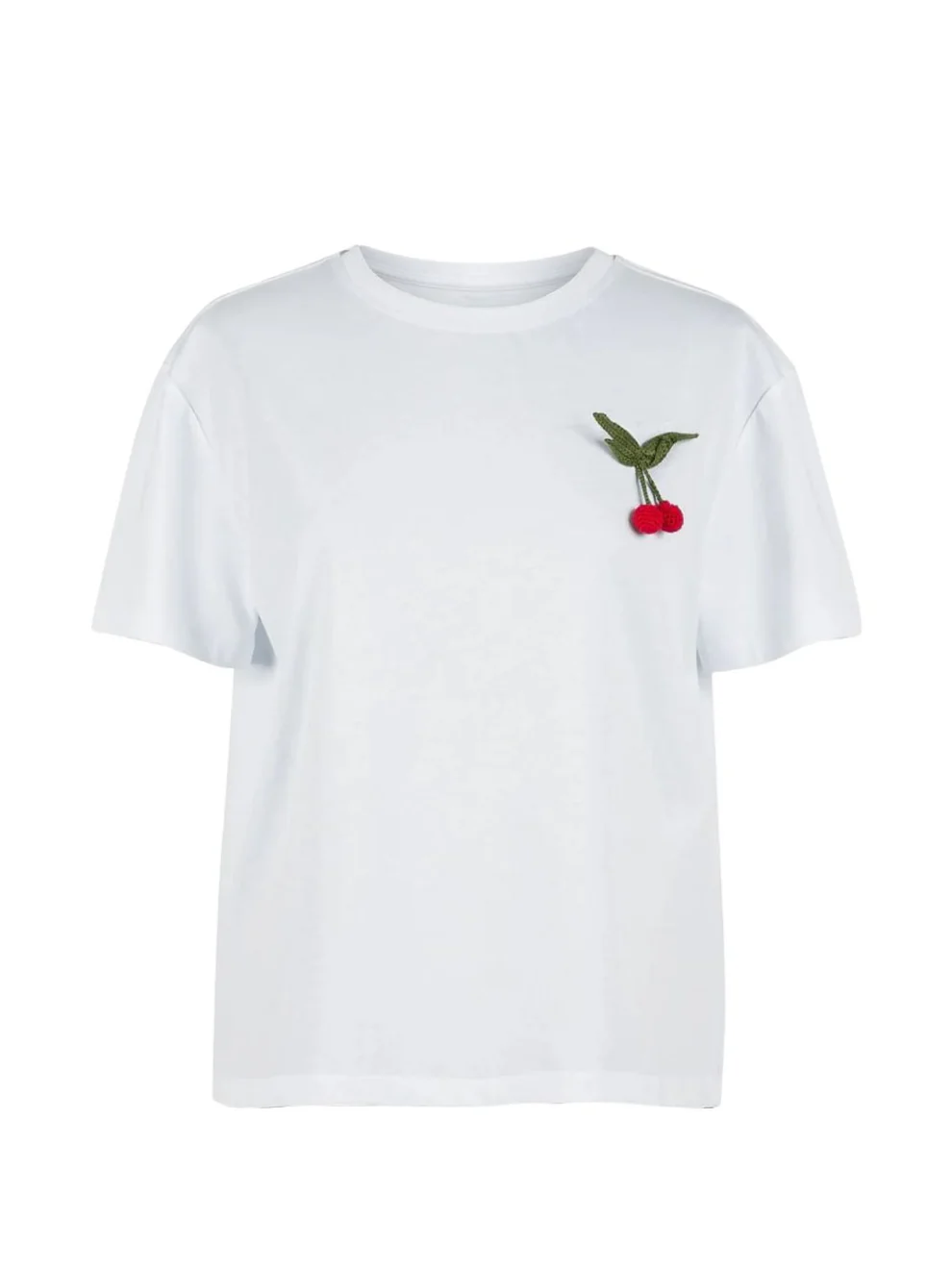 TWINSET T-SHIRT CON SPILLA UNCINETTO
