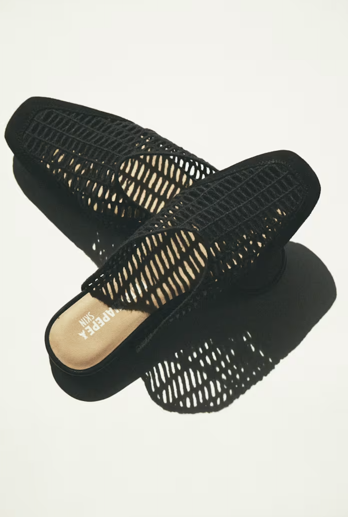 PATRIZIA PEPE MULES IN CROCHET CON PUNTA IN SUEDE