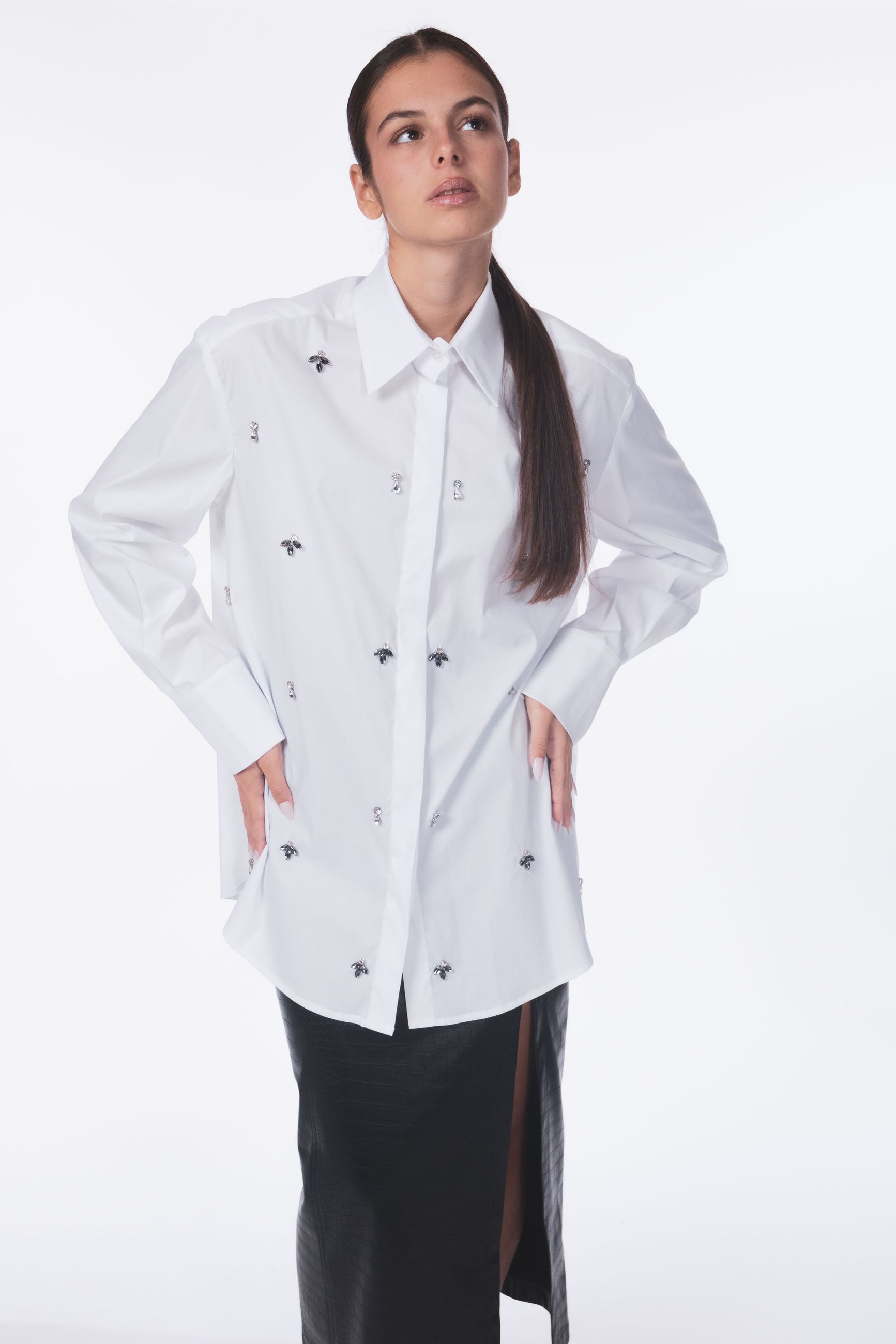 Silence limited CAMICIA OVER CON PUNTI LUCE