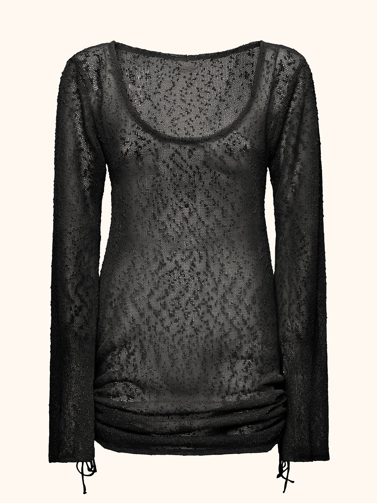 MEFUI ABITO A MANICHE LUNGHE TESSUTO MESH