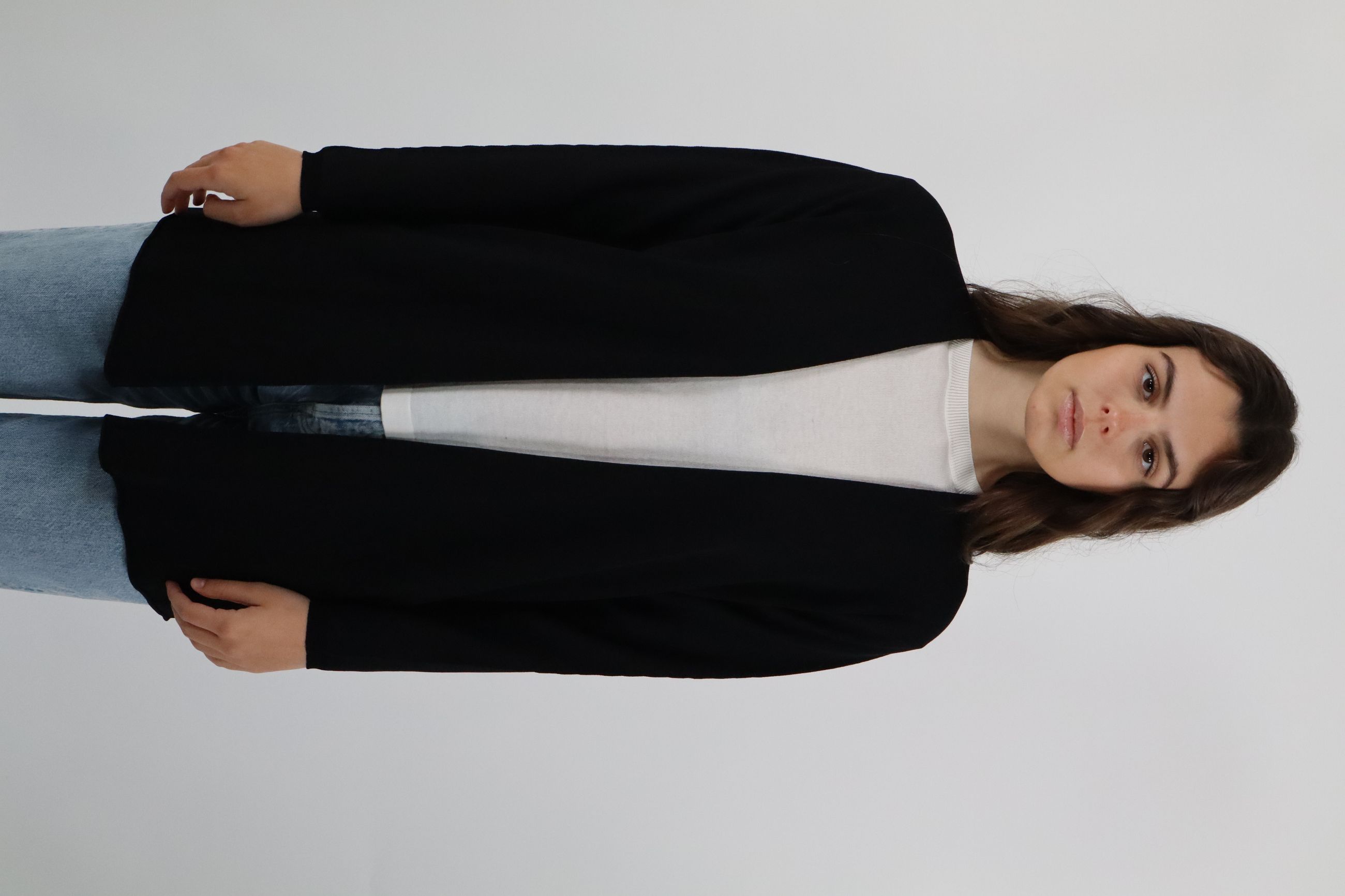 SOLO TRE CARDIGAN LUNGO DONNA