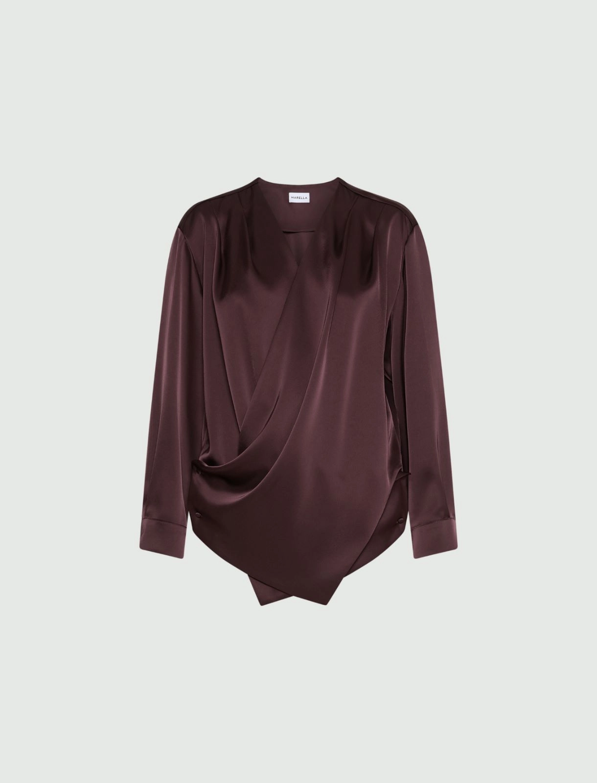 Marella BLUSA MORBIDA IN DOUBLE SATIN