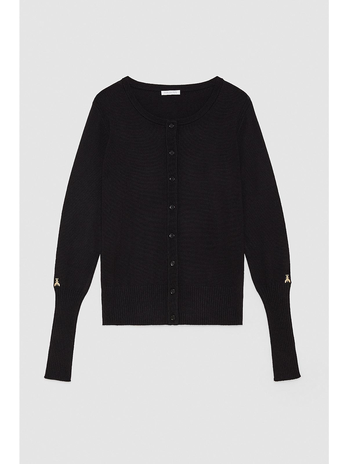 PATRIZIA PEPE CARDIGAN GIROCOLLO