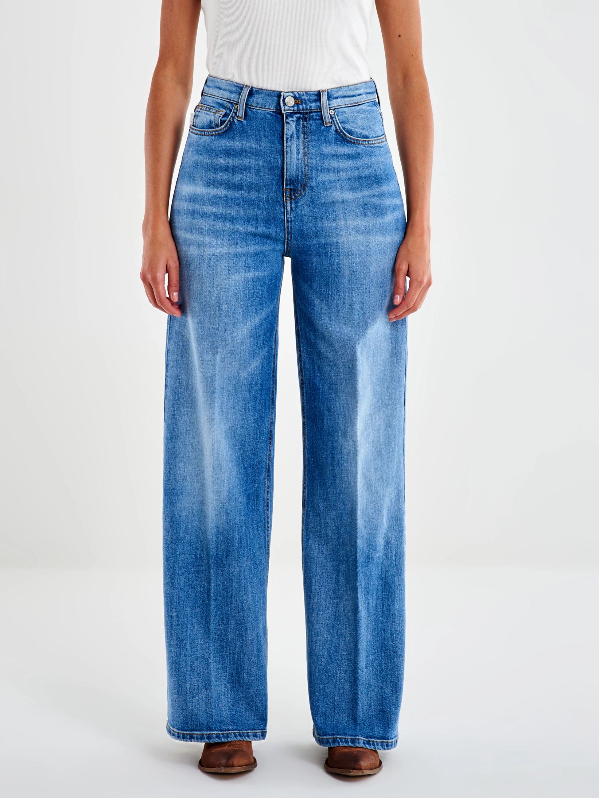 VICOLO JEANS ELASTICIZZATO VITA ALTA