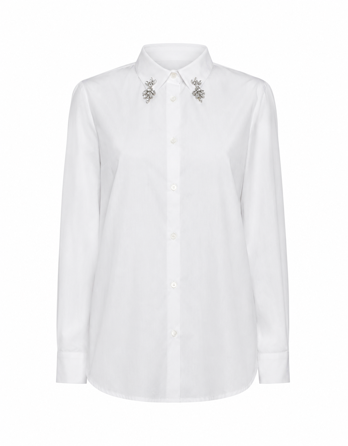 VICOLO CAMICIA CON DETTAGLIO GIOIELLO