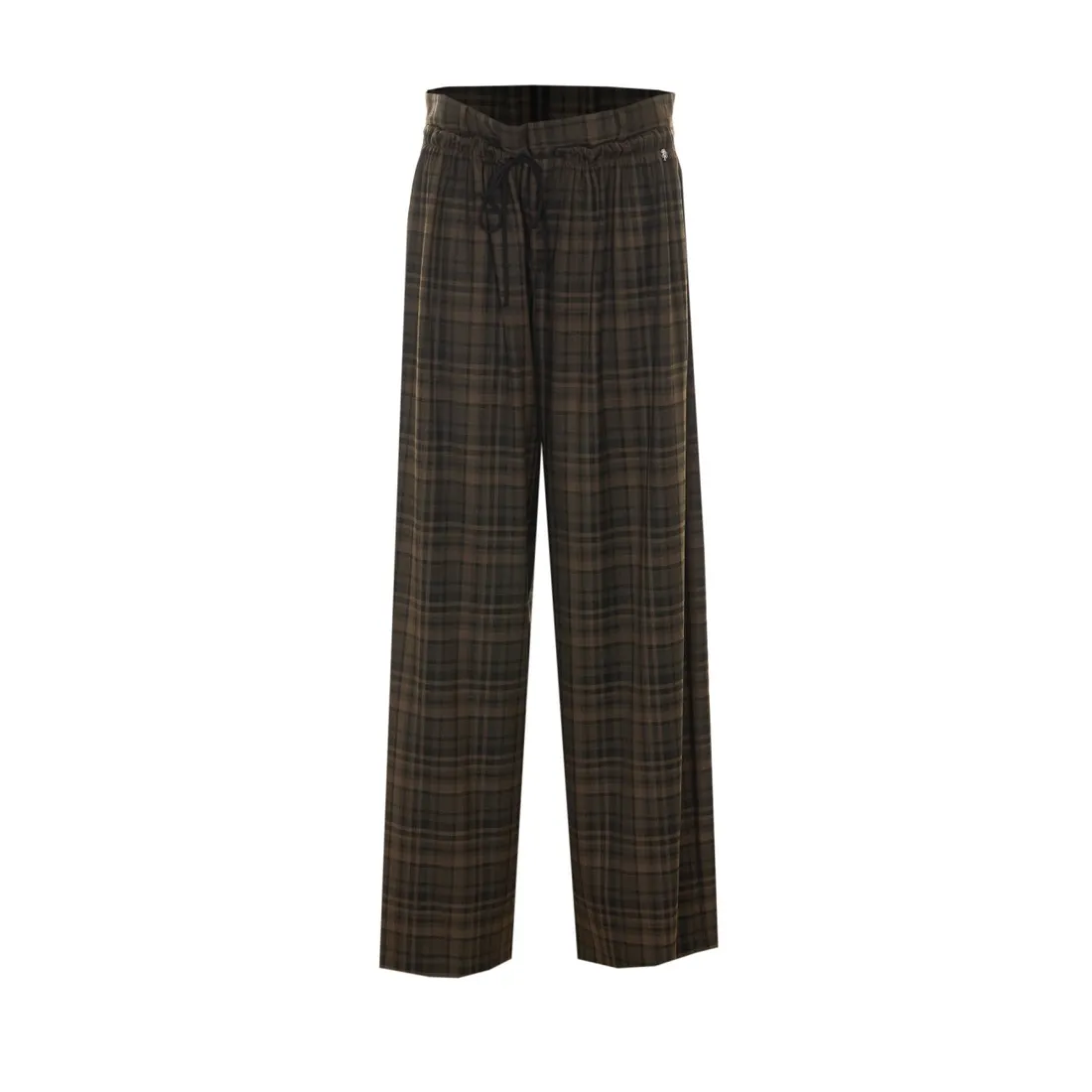 ANIYE BY PANTALONE A PALAZZO STAMPA CHECK