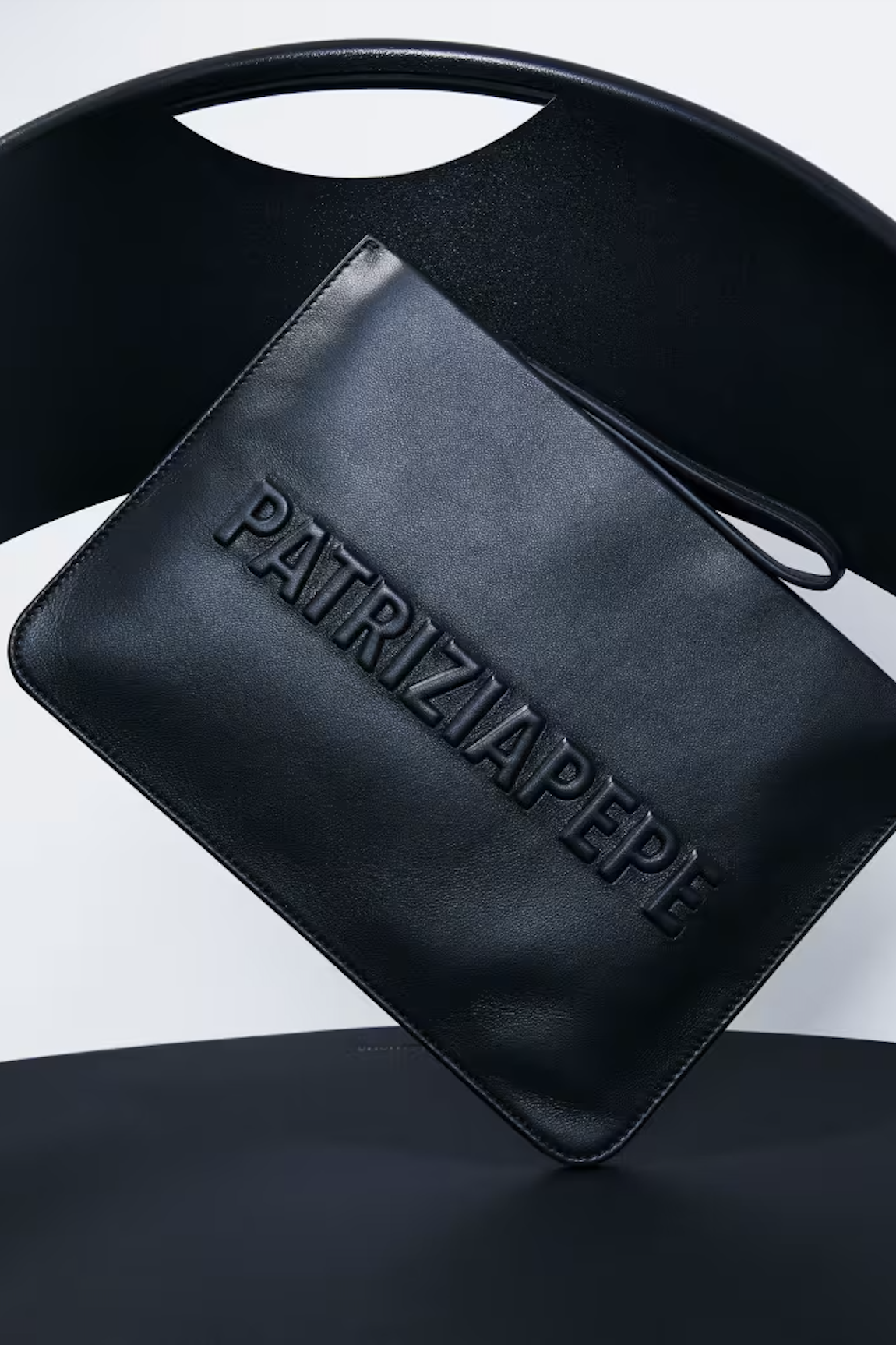 PATRIZIA PEPE CLUTCH IN PELLE