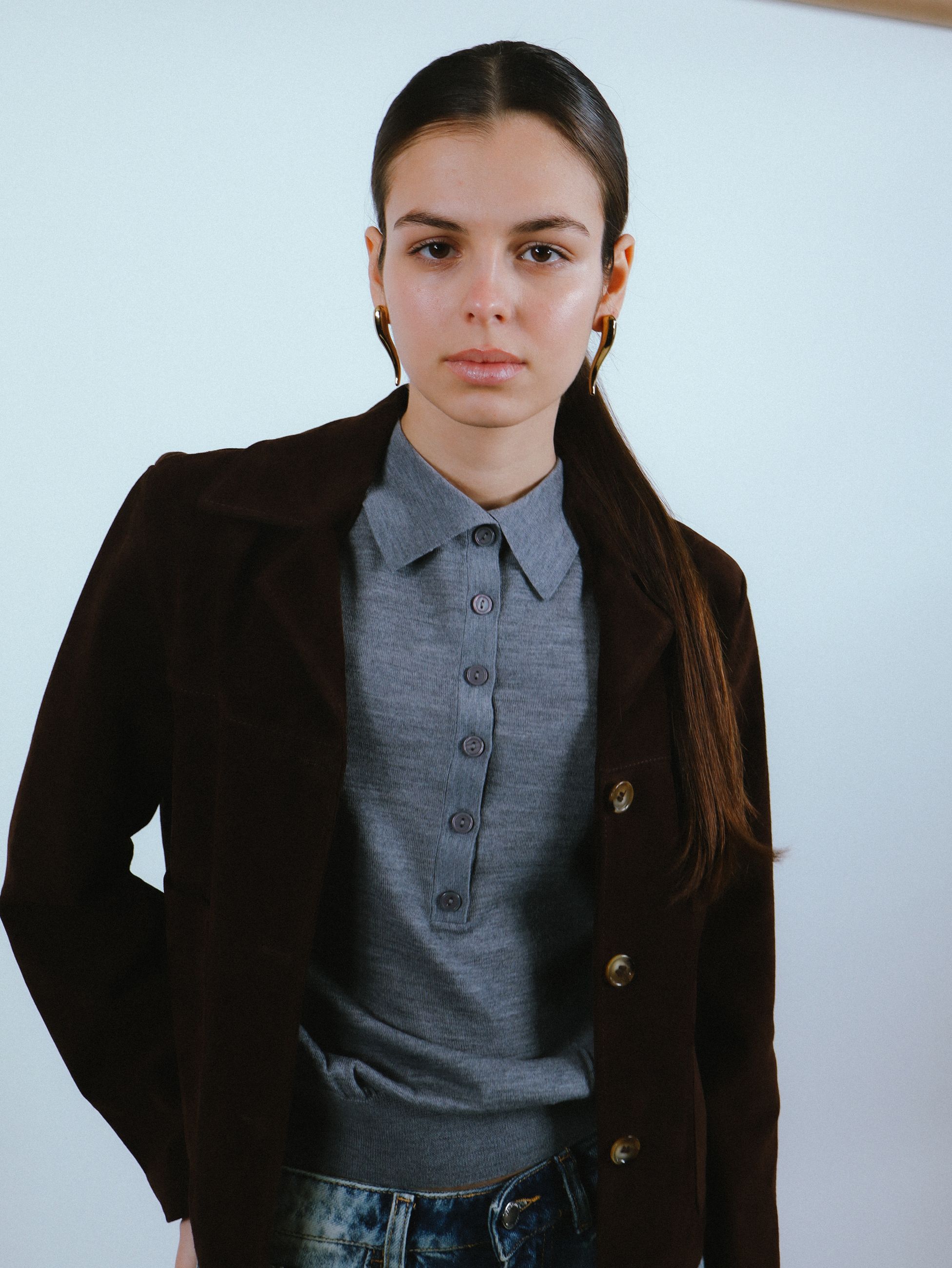 VICOLO GIACCA SCAMOSCIATA