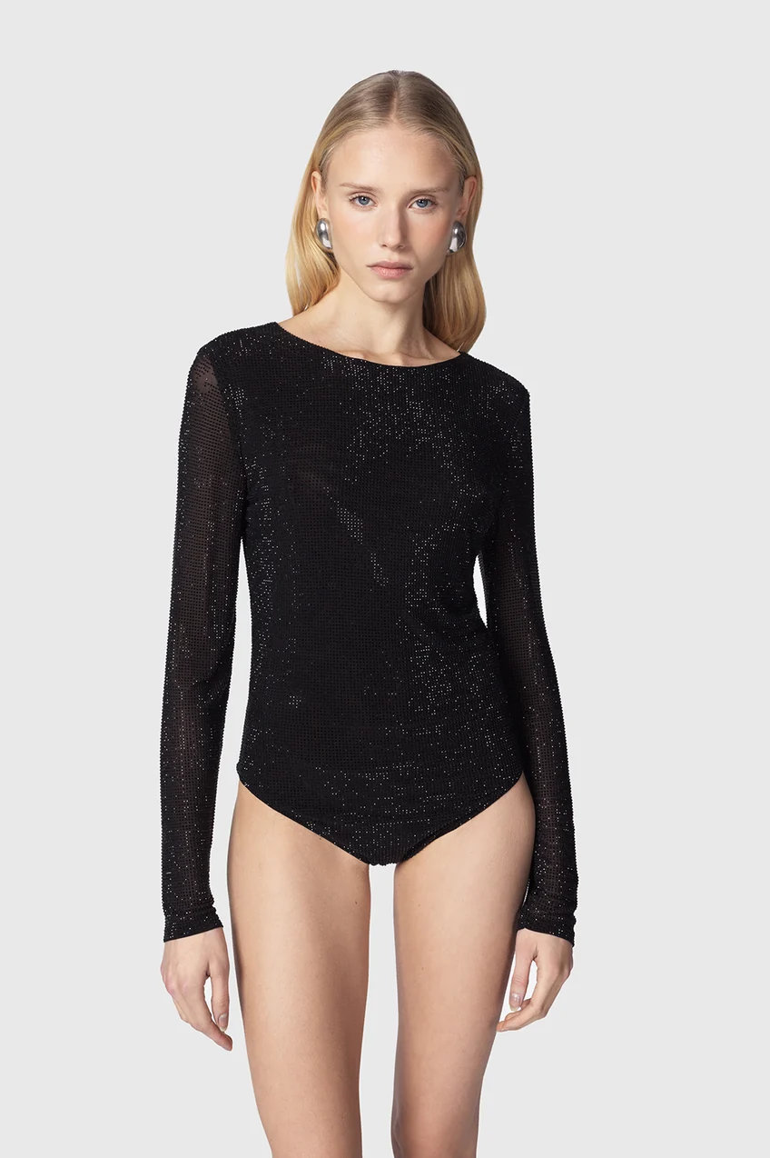 TWENTYFOURHAITCH BODY CON STRASS