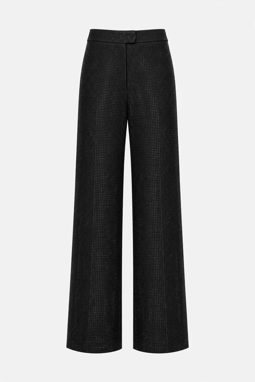 TWENTYFOURHAITCH PANTALONE DRITTO CON STRASS