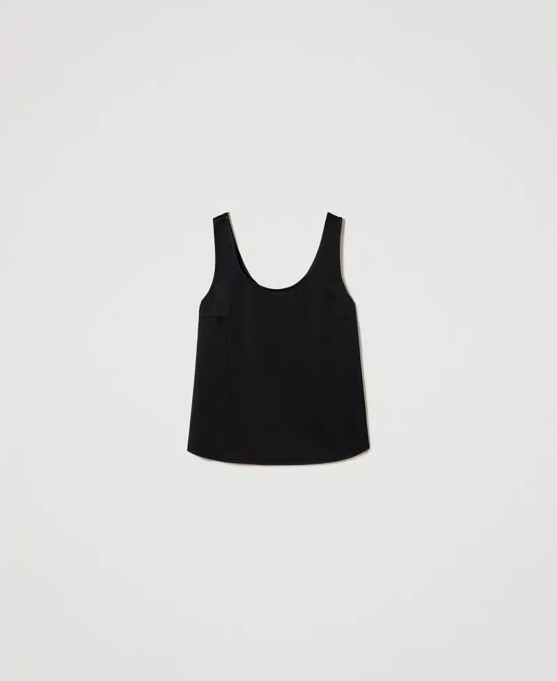 TWINSET TOP IN RASO DONNA