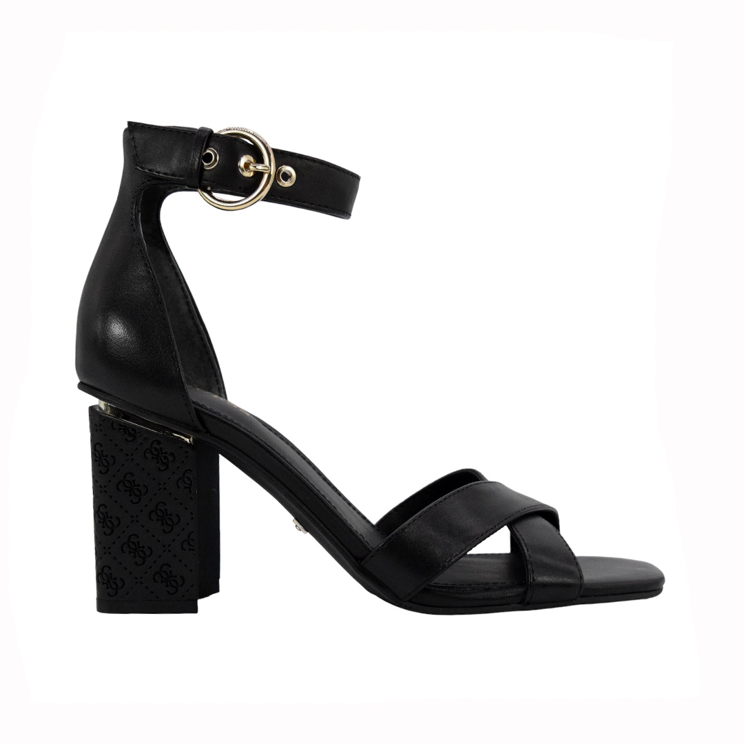 Sandalo GUESS Saylin Con Tacco A Blocco 11 Cm E Plateau 4 Cm – Tomaia A Due Bande, Cinturino Regolabile, Punta Aperta