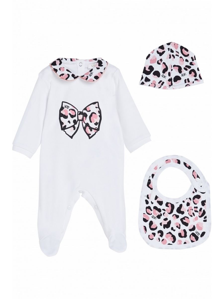 Liu-jo Neonata Set Per Neonata Tutina Cappello E Bavetta, Maculata