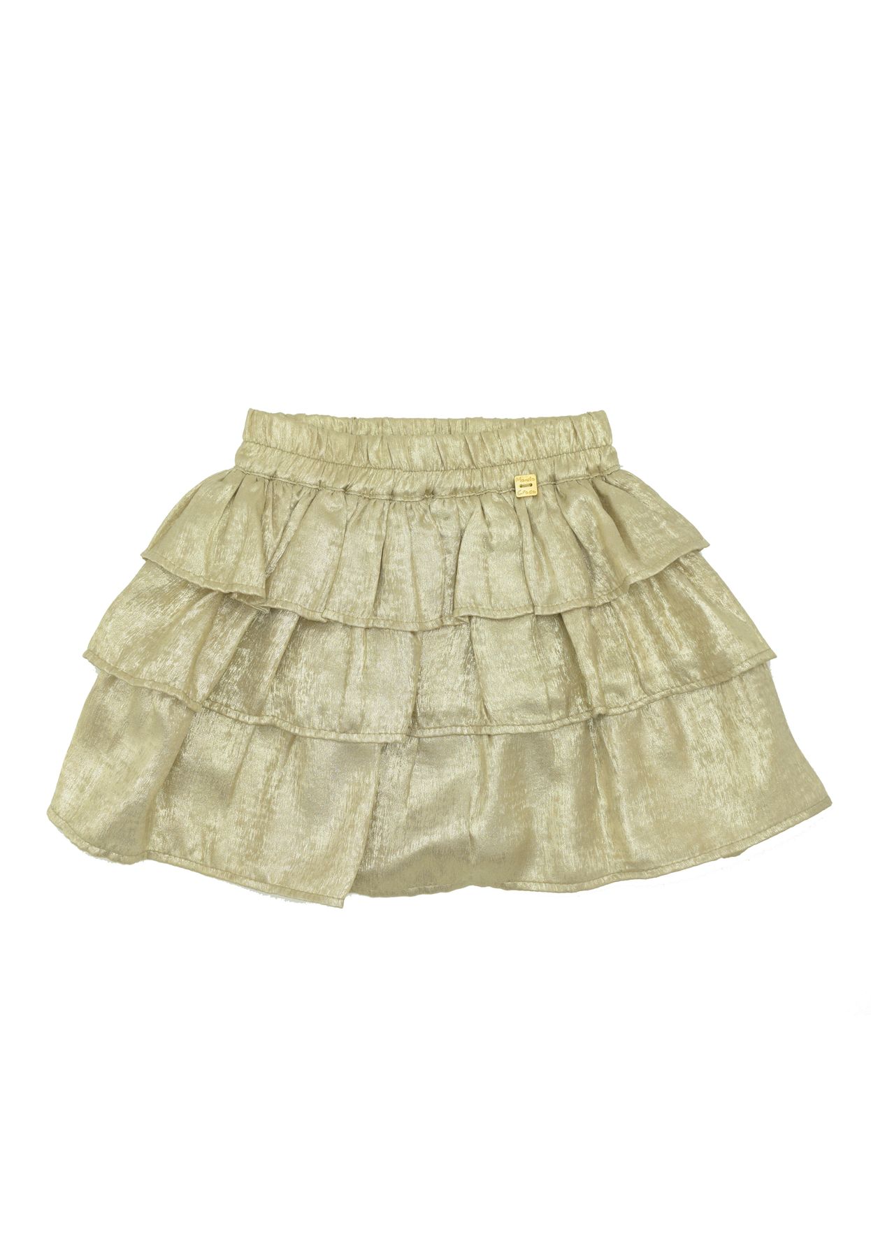 Manila Grace Bambina Gonna Oro Per Bambina A Balze