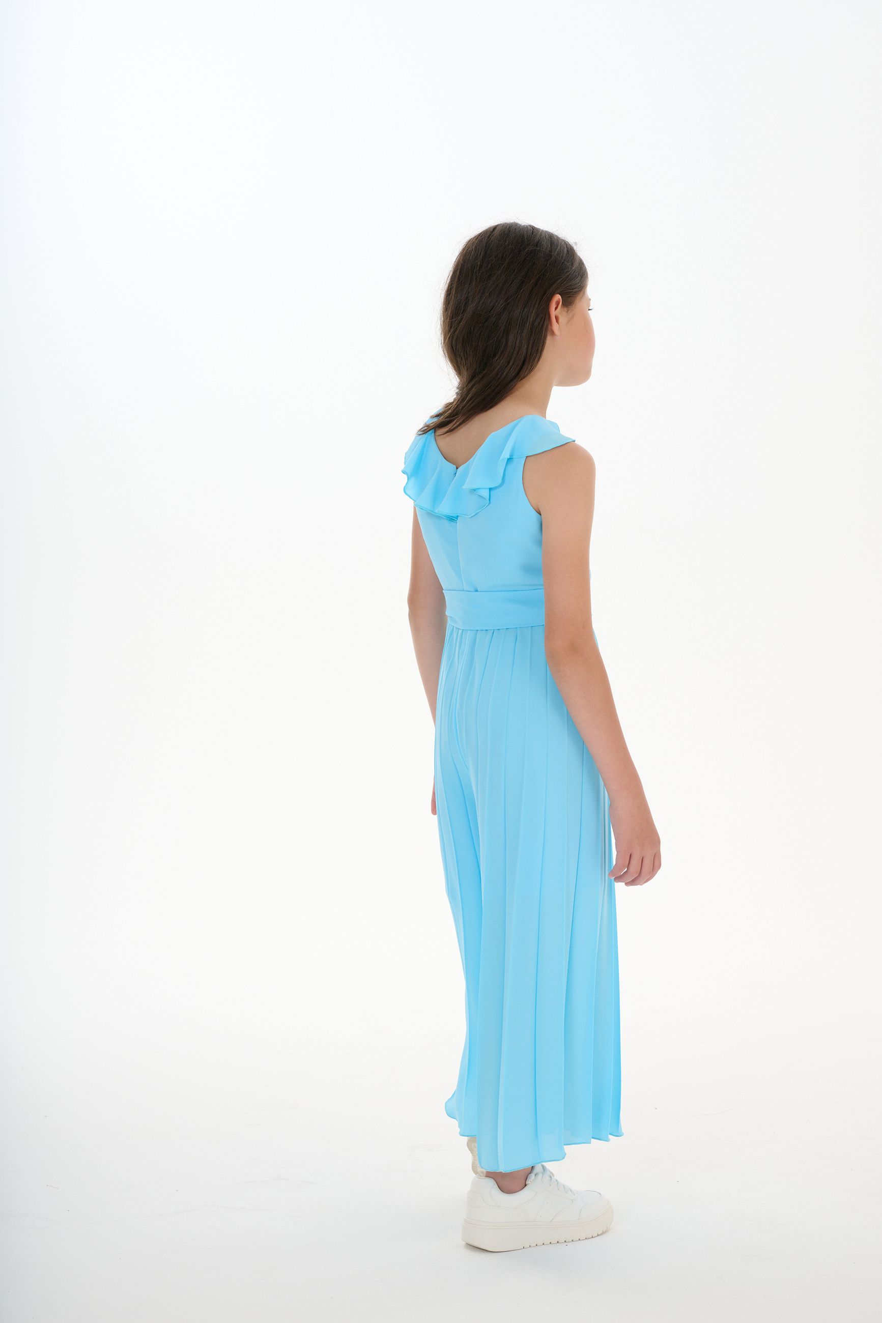 Elsy Bambina Tuta Per Ragazza Con Fascia In Vita E Fiore Applicato